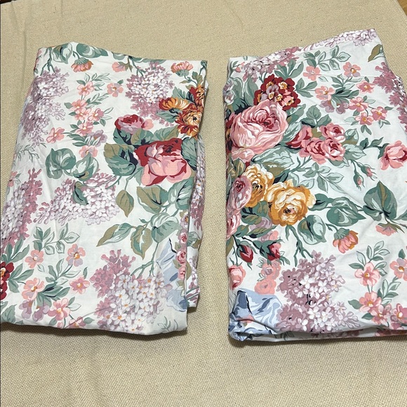 Vintage Ralph Lauren Allison Floral Twin Sheets - Picture 1 of 7